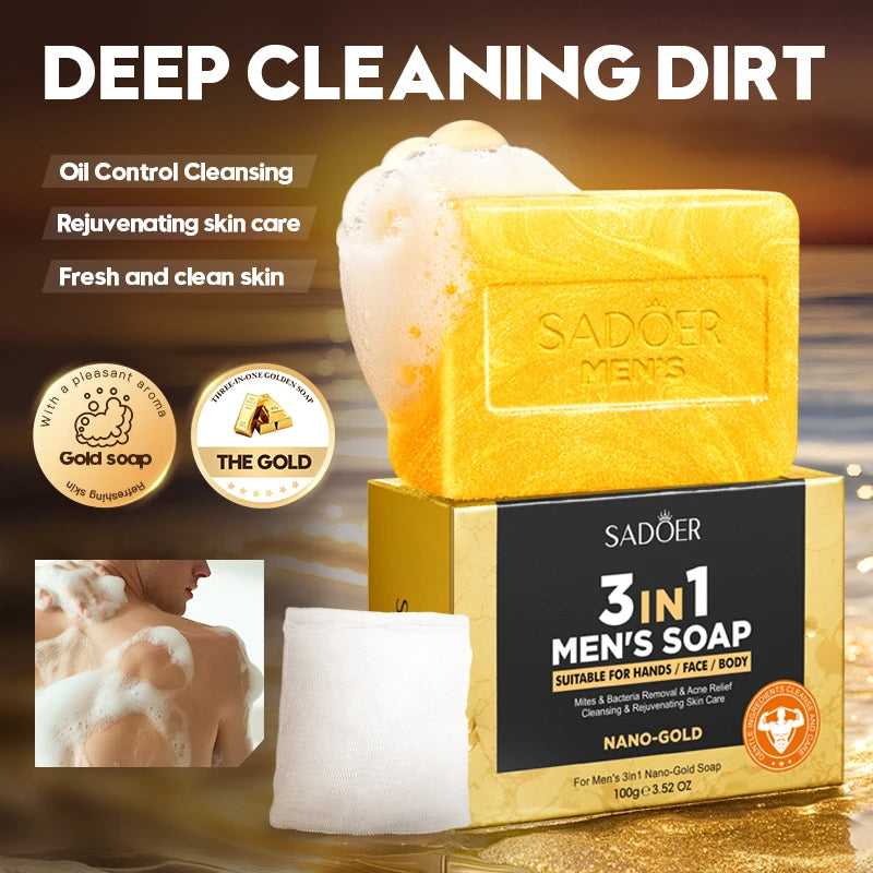 24K Gold Facial Cleansing Soap