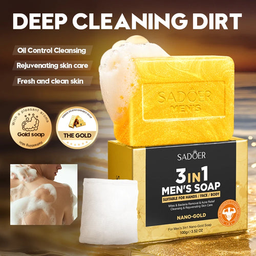 24K Gold Facial Cleansing Soap